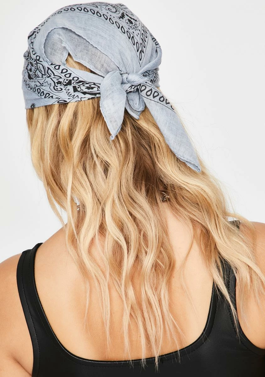 X_Ana Accessories Ain't Half Bad Bandana Scarf - Image 3
