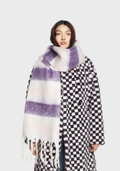 X_Fame Accessories Hibernation Station Striped Scarf