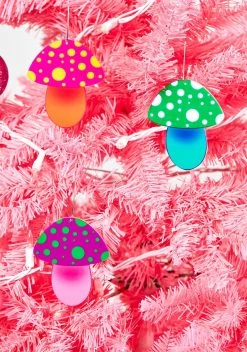 Dolls Home Psychedelia 3-Pack Mushroom Ornaments