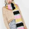 X_Ana Accessories Sweet As Sherbert Striped Scarf