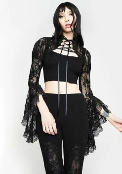 DARK IN LOVE Gothic Sexy Lace Cape