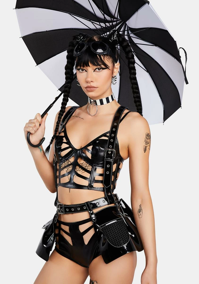 Club Exx Night Circus Peplum Storage Harness - Image 2