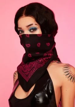 X_Fame Accessories Bandit Rebel Rodeo Bandana Scarf
