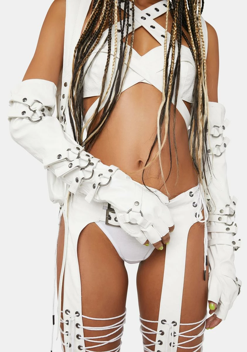 DARKER WAVS Compression Fingerless Gloves