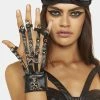 DEVIL FASHION Ghost Claw Vegan Leather Glove