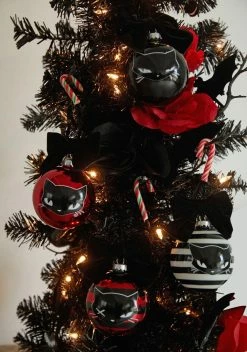 Dolls Kill X Emily The Strange Feline Delights Ornament Set