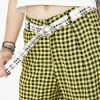 X_Impulse Fashion Accessories Plaid Of Anarchy Buckle Belt
