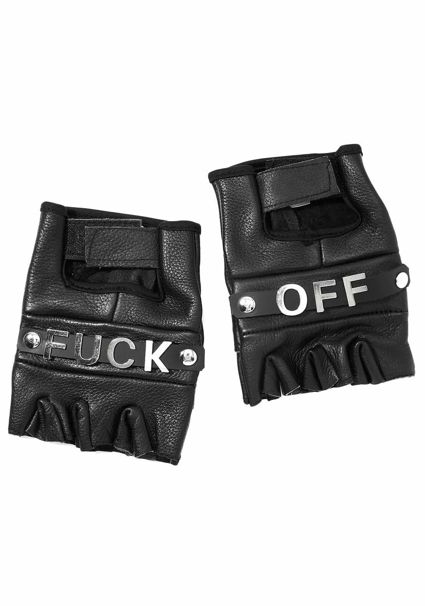 Funk Plus Wanna Rumble? Fingerless Gloves - Image 2