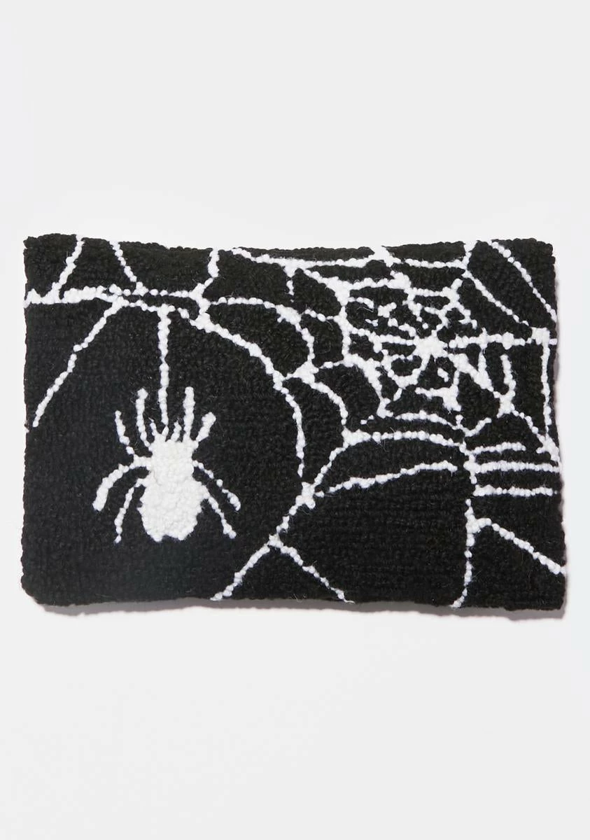 PKHC Spider Web Hooked Pillow - Image 2