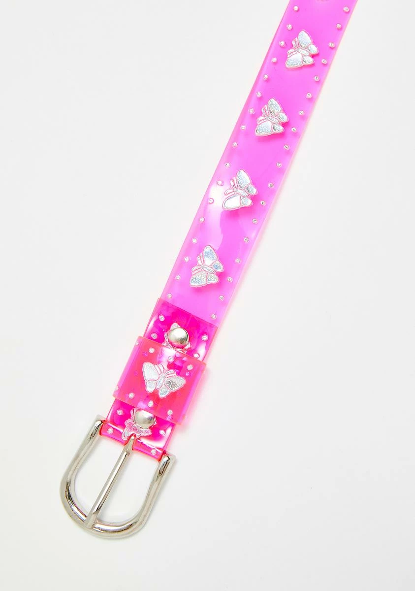 X_CIEL Sweet Love Bug Confessions Holographic Belt - Image 2