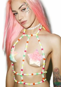 J Valentine Sugar Rocks Beaded Harness