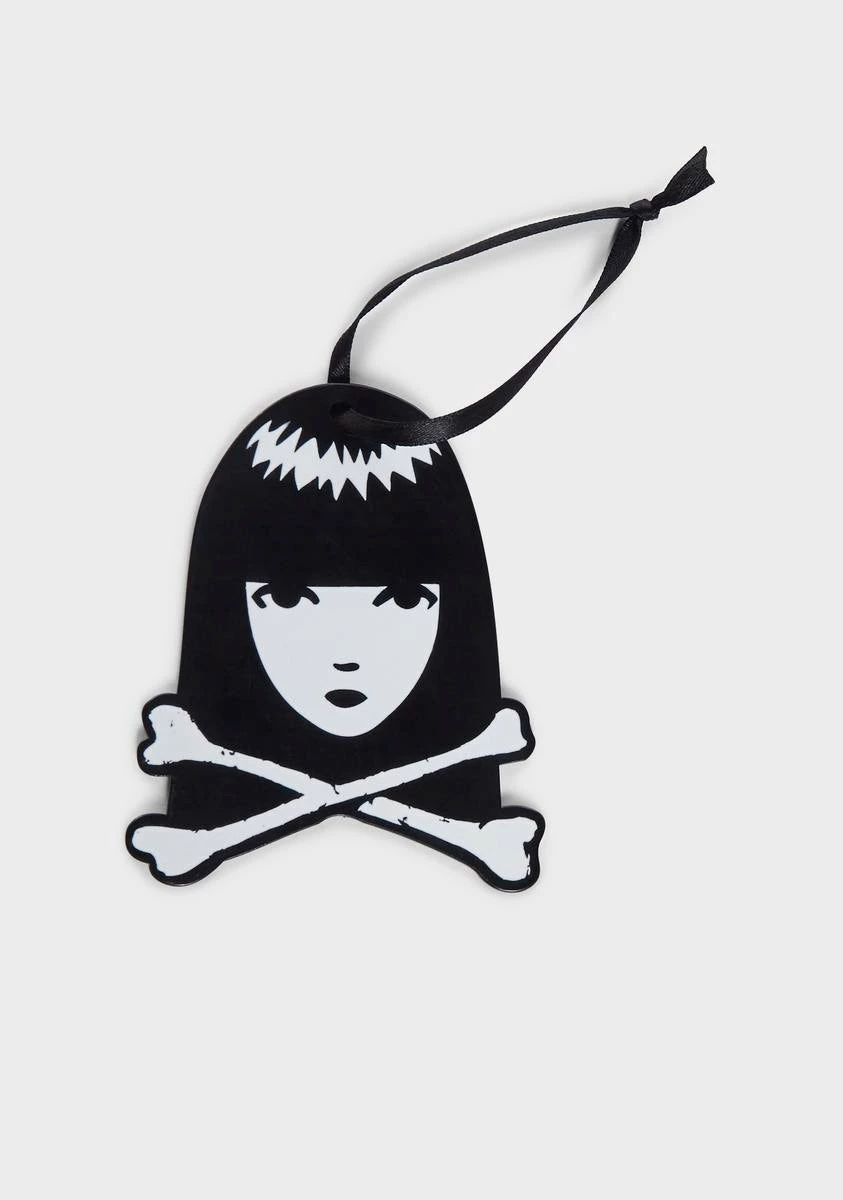 Dolls Kill X Emily The Strange Stay Distant Printed Ornament - Image 3