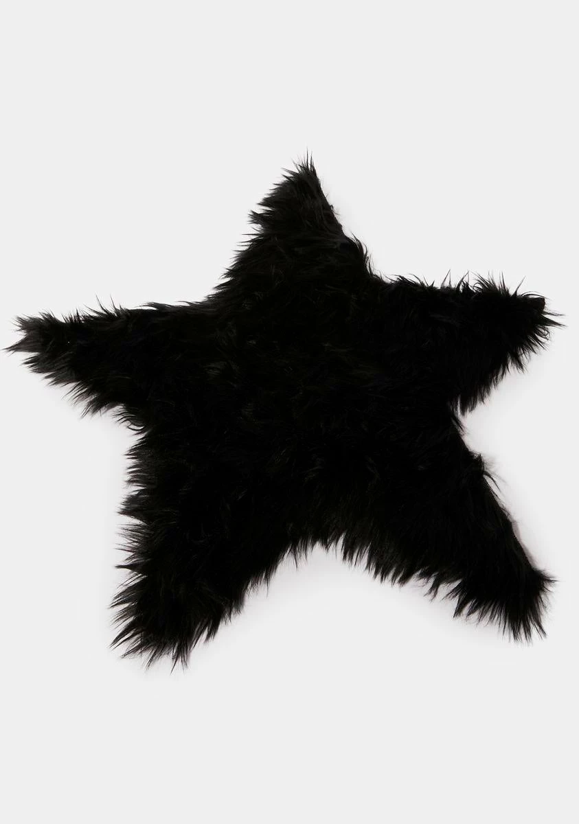 X_PTLHZ Wish Upon Me Furry Star Rug