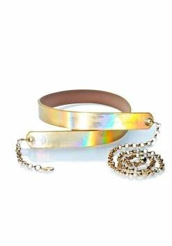 X_BEATNIXX Hologirl Chain Belt