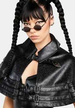 DEVIL FASHION Stop Making Sense Punk Cape Collar