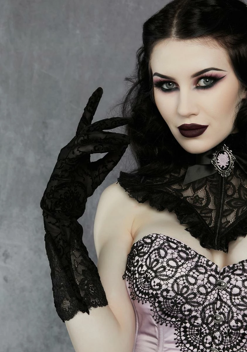 Widow Unto Death Mesh Gloves - Image 2