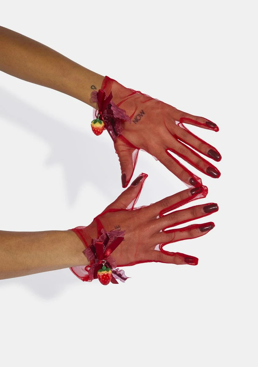 X_PTLHZ Let's Jam Sheer Gloves