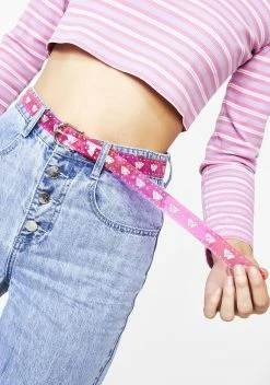 X_CIEL Sweet Love Bug Confessions Holographic Belt