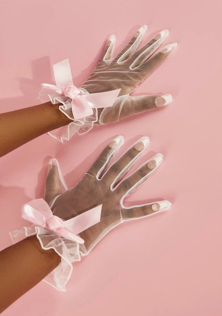 X_CIEL Dainty Looks Sheer Gloves - Image 2