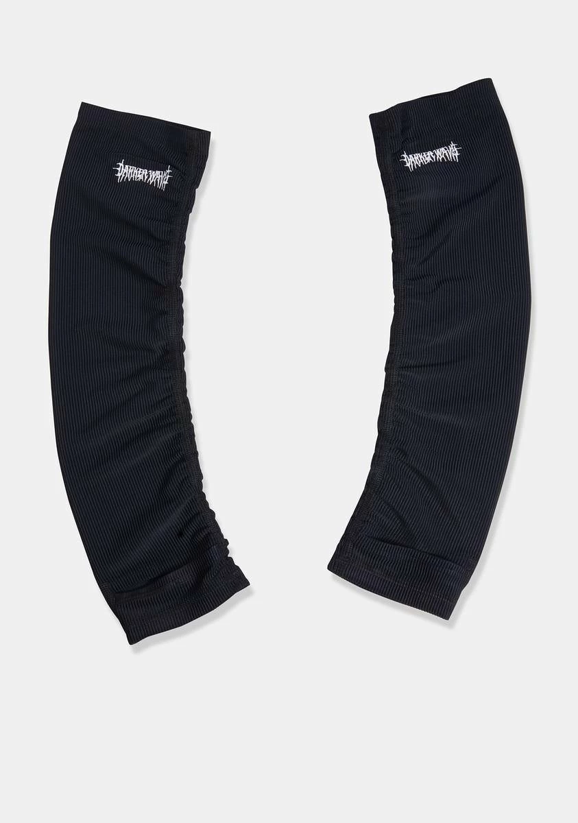 DARKER WAVS Kickdrum Ribbed Logo Arm Warmers - Image 2