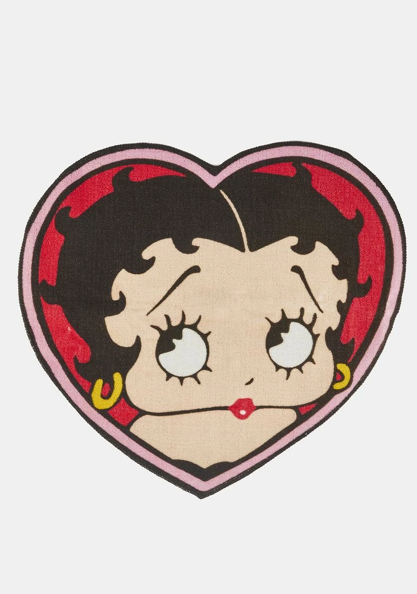 Dolls Kill X Betty Boop Cut A Bug Heart Rug