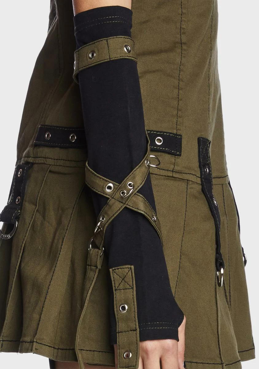 TRIPP NYC Army Multi Eyelet Arm Warmers - Image 2