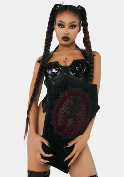 DEVIL FASHION Time Warp Gothic Coffin Pillow