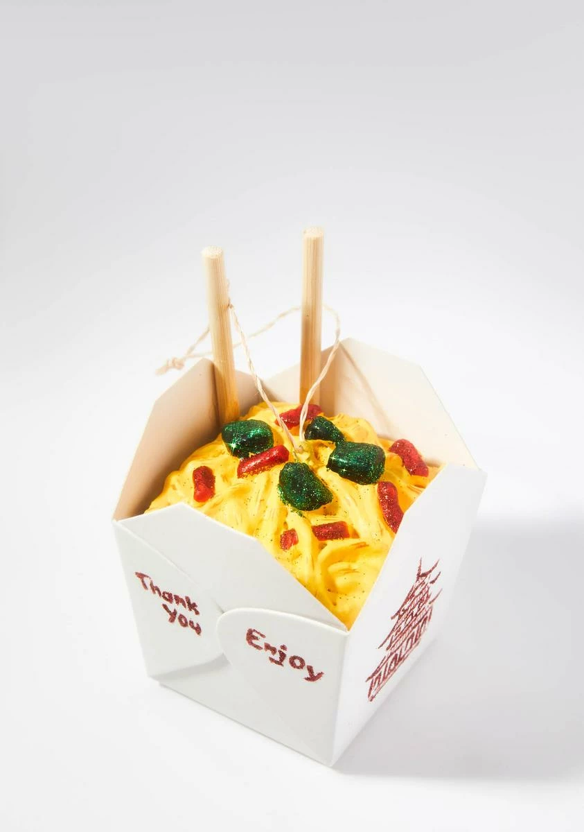 X_Cody Foster Take Out Tonight? Ornament - Image 2