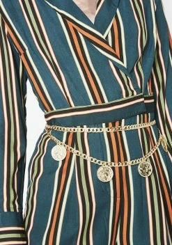 X_Impulse Fashion Accessories Collect The Coins Chain Belt