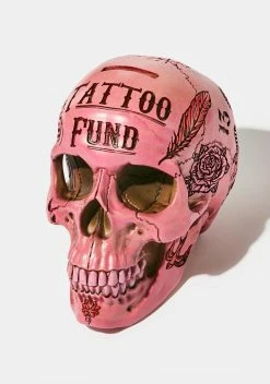 Nemesis Now Ltd Tattoo Fund Skull Money Box