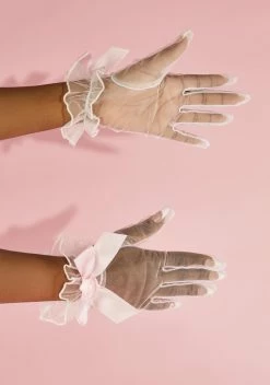 X_CIEL Dainty Looks Sheer Gloves