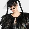 DEVIL FASHION Transylvanian Hunger Gothic Feather Shawl