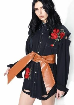 X_Icco Accessories Sharp Shooter Studded Waist Belt