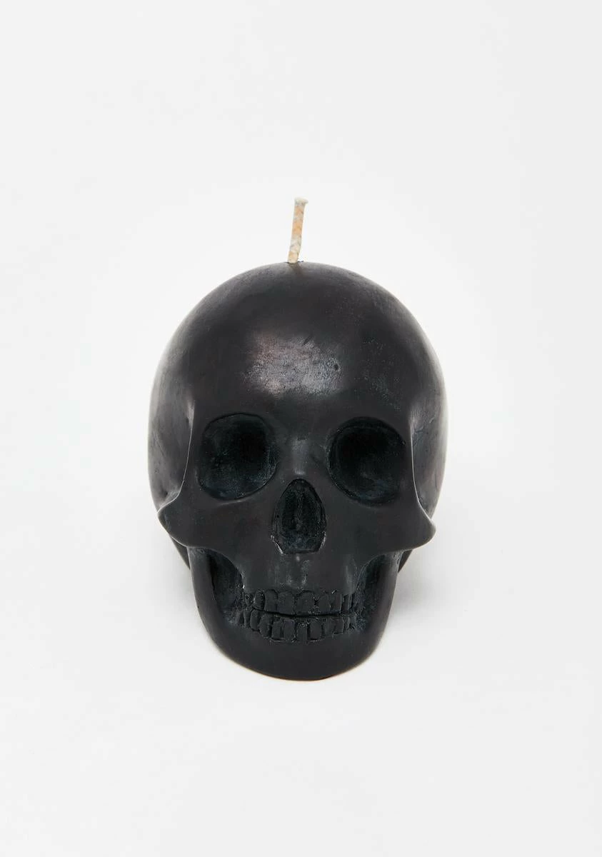 THE BLACKENED TEETH Skull Scented Soy Candle - Image 2