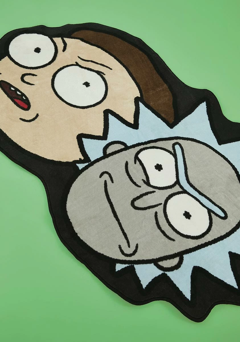 Dolls Kill X Rick And Morty Never Ricking Morty Rug - Image 2