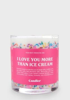 Ryan Porter Love You More Than Ice Cream Candle