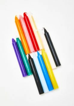 X_Something Different Enchant Me Colored Candle Set