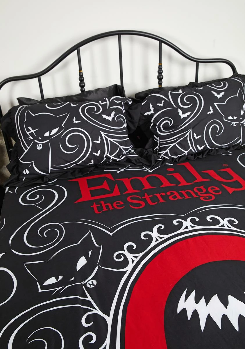 Dolls Kill X Emily The Strange Eternal Solitude Duvet Set - Image 3