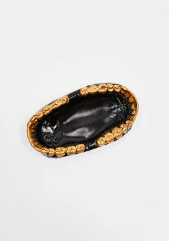THE BLACKENED TEETH Gold Teeth Trinket Tray