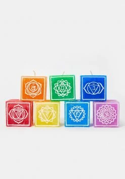 X_Something Different Positive Power Chakra Candle Set