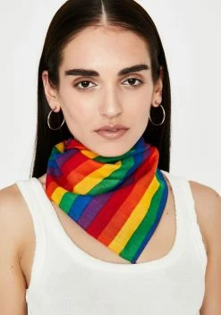 X_Ana Accessories Rainbow Babe Neck Scarf