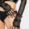 DEVIL FASHION Recidivist Punk Mesh Gloves