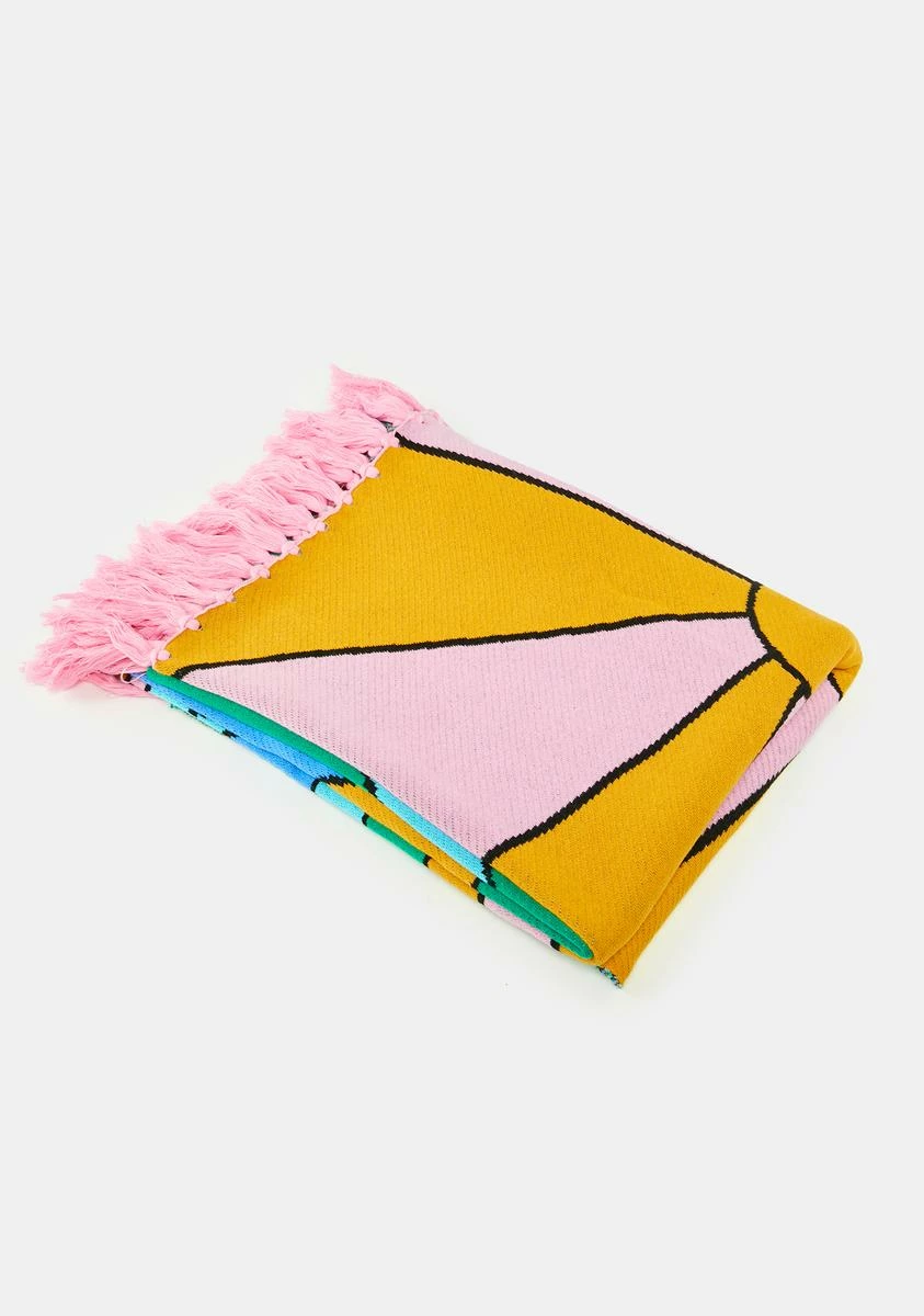 Dolls Home Psychedelic Fantasy Throw Blanket - Image 3