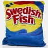 X_Iscream Swedish Fish Packaging Fleece Pillow