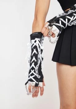 TRIPP NYC Lace Arm Warmers