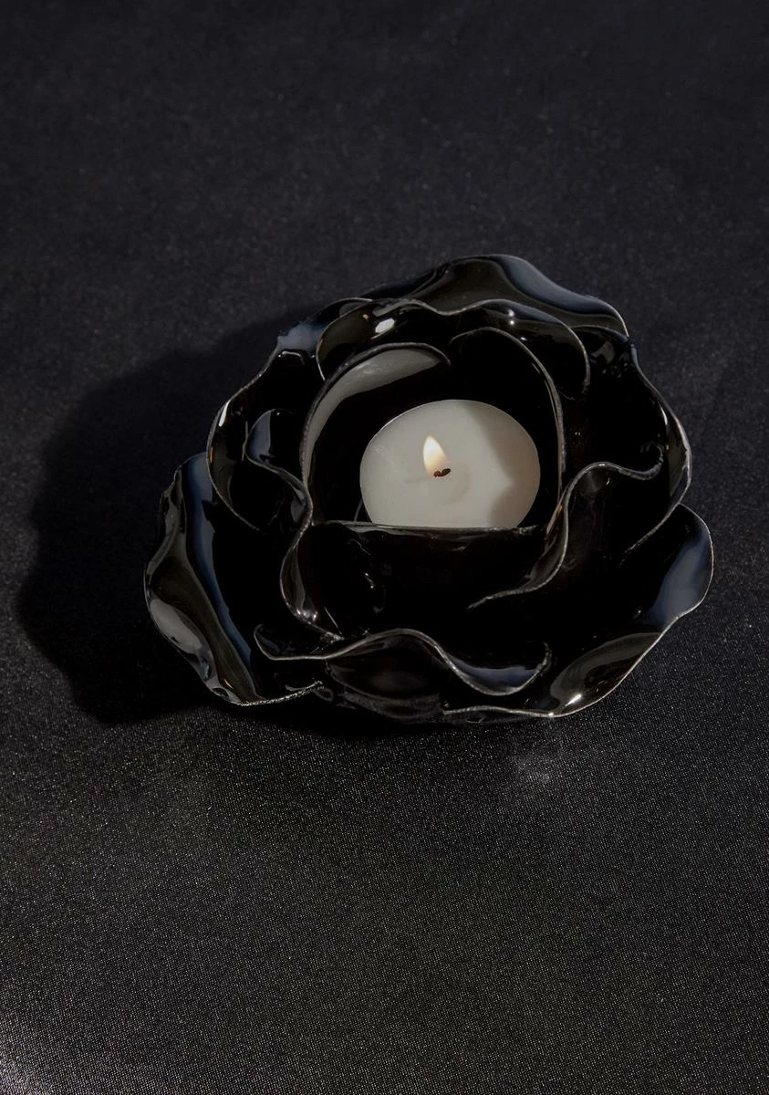 Alchemy England Black Rose Candle Holder - Image 3