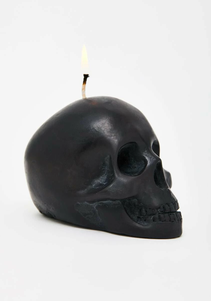 THE BLACKENED TEETH Skull Scented Soy Candle