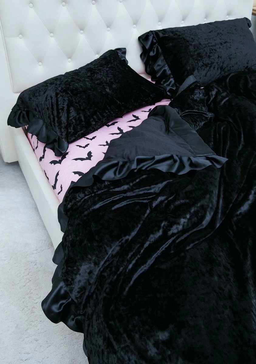 Dolls Home Sinister Snooze Velvet Duvet Cover - Image 3