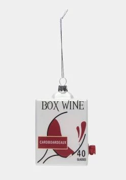 X_Cody Foster Holiday Cheers Boxed Wine Ornament