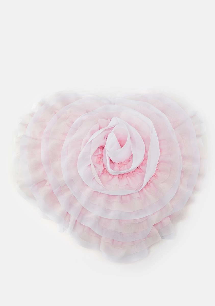 Dolls Home Purest Rose Throw Pillow - Image 2